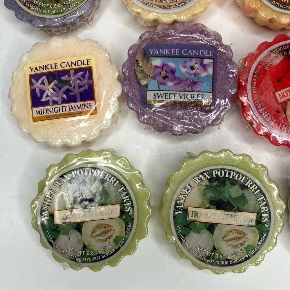 Yankee Candle Wax Potpourii Tarts Mixed Lot of 15 New Sealed